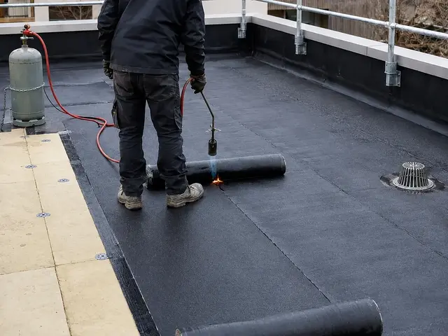 Chantier d’étanchéité de toiture-terrasse réalisé par ATS