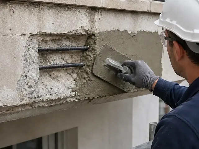Travaux de réparation de béton et de maçonnerie