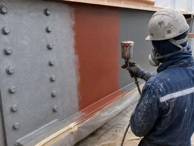 Application d’une protection anticorrosion sur un ouvrage