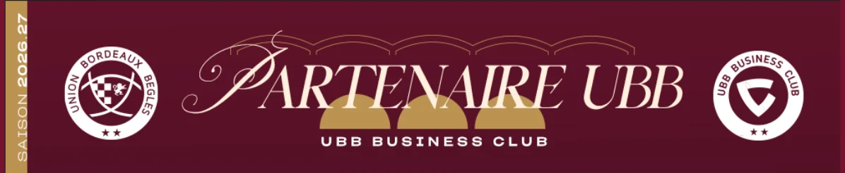 Partenaire UBB Business Club – saison 2026-2027